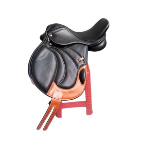 Asiento occidental de cuero inglés de calidad genuina, equipo de caballo de doma duradero al mejor precio - Product Image 1