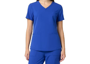 Prix d'usine – Ensembles de blouses d'infirmière unisexes à manches courtes avec logo personnalisé, en polyester, pour détection d'aiguilles, usage hospitalier, service OEM - Product Image 4