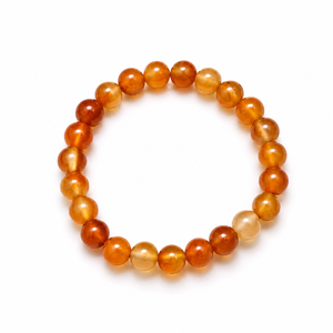 Carnelian <b>Beaded</b> <b>Bracelets</b>-Natural Stone Classic Unisex Gift - Product Image 3
