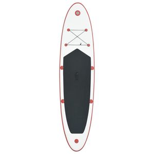 Ensemble de planche à pagaie gonflable rouge et blanc Accessoire de planche de surf SUP - Product Image 3