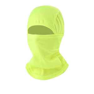 Pasamontañas Amarillo Neón, Transpirable, Impermeable, para Uso en Exteriores, Unisex, Adulto, Circunferencia de Cabeza 54-56CM - Product Image 1