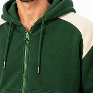 เสื้อฮู้ดดี้แบบสวม Unisex สีสันตัดกัน ทรงปกติ ผ้าฝ้ายฟลีซ 100% เหมาะสำหรับฤดูหนาว สวมใส่สบาย มีกระเป๋าจิงโจ้ - Product Image 2