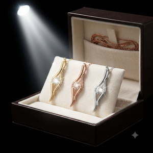 จี้เพชรเงินแท้ 925 เพชรเลี้ยงในห้องปฏิบัติการ ดีไซน์ใบไม้ลอยได้ เครื่องประดับชั้นนำ จี้สั่งทำได้ ผู้จัดจำหน่ายขายส่ง B2B Pro - Product Image 1
