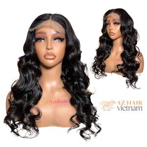 วิกผมคนหยักศกธรรมชาติสีธรรมชาติปรับแต่ง100% วิกผมเวียดนามดิบยังไม่ผ่านกระบวนการ - Product Image 6