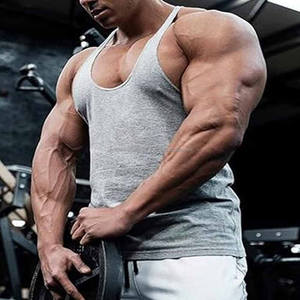 Débardeurs de sport pour hommes, logo personnalisé, grande taille, service OEM, tricot uni, sublimation complète - Product Image 4