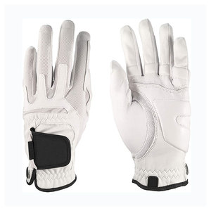 Gants de golf pour femmes personnalisés avec logo brodé, tendance du moment, couleur personnalisée, matériau PU respirant, fermeture à boucle, antidérapants, doux - Product Image 1