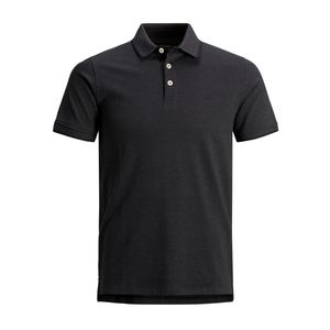 เสื้อโปโลผู้ชายผ้าฝ้ายแขนสั้นทรงปกติ คุณภาพดี รับผลิตตามแบบ OEM พร้อมสกรีนโลโก้และปรับขนาดได้ - Product Image 1