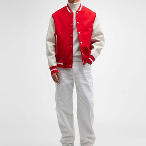 Custom Baseball Letterman Varsity <b>Jacket</b> with Custom Logo Wool Chenille Embroidery Patchwork Cartoon Design Hooded <b>Winter</b> Unisex - Product Image 4