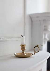 <b>Brass</b> <b>Candlestick</b> <b>Holder</b> Circular Home Decoration Durable - Product Image 5