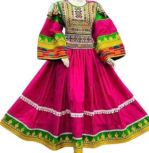 ชุดเดรส kuchi ชนเผ่าวินเทจสไตล์อัฟกานิสถาน/ปากีสถานชุดปาร์ตี้ kuchi แบบดั้งเดิมหลากสีชุดเดรส3046โคจิ - Product Image 1