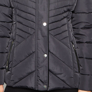 Chaqueta Parka de Invierno para Mujer, Talla Grande, con Capucha, Abrigo Cálido Impermeable, Relleno, Logotipo Personalizado, OEM, Venta al Por Mayor, Suministro de Fábrica - Product Image 6
