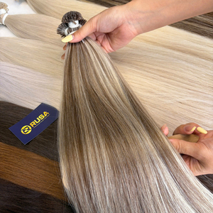 Extensiones de Cabello Humano Vietnamita con Punta de Queratina, Liso, Súper Doble Trama, Color Piano, Mini Puntas Planas - Product Image 3