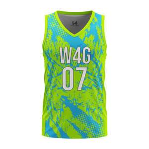 Camiseta de Baloncesto Sublimada Personalizada, Uniforme de Equipo Masculino, Transpirable, de Secado Rápido, para Entrenamiento Deportivo, OEM - Product Image 1