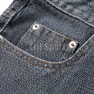 Breathable Fabric <b>Men's</b> <b>Drawstring</b> Solid Mid Waist Casual <b>Jeans</b> Shorts Latest Design Custom OEM Service - Product Image 4