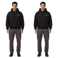 Sudadera con capucha 2 en 1 para hombre, talla grande, deportiva, estampada, transpirable, cortavientos, con cremallera completa, 100% algodón, ecológica, ligera y de secado rápido