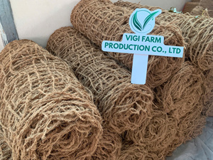 Simple Biodegradable Coconut Fiber <b>Net</b> for Riverbank and Coastal Erosion Control - Product Image 3