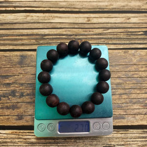 Pulsera Religiosa de Madera de Agar Dai Binh para Hombre y Mujer, Hecha a Mano, con Cuentas Pulidas y Aromáticas de 12 mm, Envío Rápido, Nueva Llegada - Product Image 1