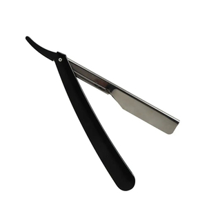 Barber Razor Theme <b>Plastic</b> Handle <b>Sliding</b> Blade Barber Saloon Use Razor Top Hugh Quality With Custom Logo Straight Razor - Product Image 1