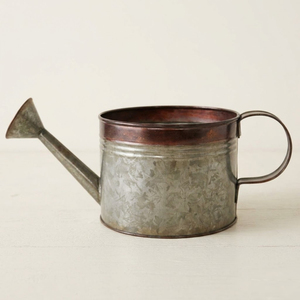 Eco-Friendly Galvanized Iron Plant Watering Can With Long Spout Vintage Metal <b>Garden</b> Pot For Indoor And Outdoor Decorative Plant - Product Image 5