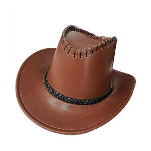 Chapeau en cuir personnalisé avec logo en relief OEM ODM, fabricant de couvre-chefs en cuir durables et tendance - Product Image 3