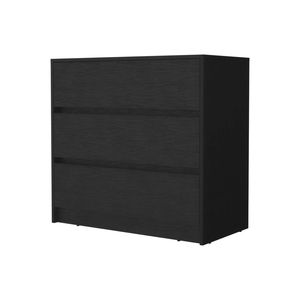 Commode Avra à 3 tiroirs avec plateau et façade en bois manufacturé, élégante commode à tiroirs - Product Image 2