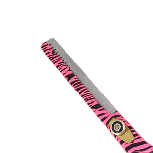Ciseaux à effiler les cheveux durables de 5 pouces pour barbiers et salons, lame à effiler en acier inoxydable tranchante, ciseaux à effiler de précision avec poignée ergonomique - Product Image 3