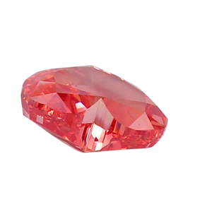 Diamant CVD cultivé en laboratoire, taille cœur brillant modifiée, rouge vif fantaisie, 3,09 carats, qualité VS1, excellente taille, certifié IGI - Product Image 3