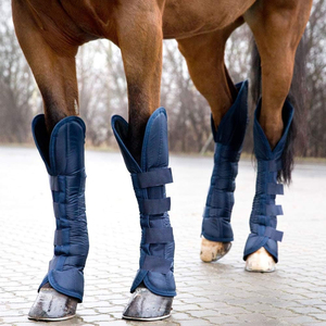 Bottes de protection antichoc en nylon personnalisables pour chevaux, modèle de protection des tendons, vente en gros à prix réduit - Product Image 3