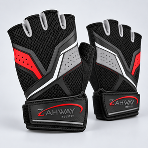 Gants de cyclisme en tissu respirant, légers, antidérapants, paume en silicone, sangle de poignet réglable, pour vélo de route et de montagne - Product Image 5
