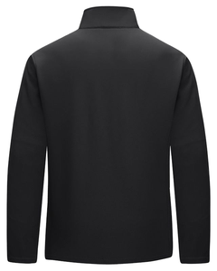 Chaqueta de invierno personalizable de softshell con cuello alto, logo frontal, forro polar cálido, cremallera impermeable para senderismo al aire libre - Product Image 2