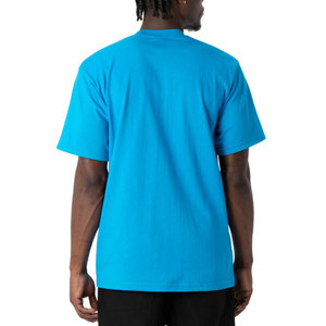 เสื้อเชิ้ตสีน้ำเงิน ไซส์ใหญ่พิเศษ สำหรับคนตัวใหญ่และสูง เสื้อยืดแขนสั้นผ้าฝ้ายสำหรับฤดูร้อน คอกลม มีลาย เสื้อยืดโอเวอร์ไซส์ ผ้าไม่เป็นขุย น้ำหนัก 230 กรัม - Product Image 2