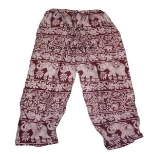 Nouveaux pyjamas/pantalons imprimés d'éléphant de rayonne de mode de dames populaires pour la vente en gros d'été de l'Inde - Product Image 1