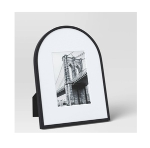 Modern metal photo <b>frame</b> sleek design durable material polished finish perfect for home office or gallery display - Product Image 3