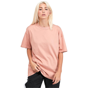 Camiseta de Manga Corta de Alta Calidad, 100% Algodón, Impresión Personalizada, Corte Holgado para Mujer - Product Image 3