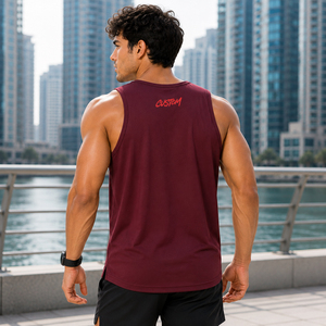 Débardeur Homme Été 2026 en Coton Pur – Maillot de Corps Sportif Sans Manches pour Jeunes, T-shirt Tricoté de Base - Product Image 4