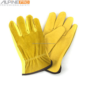 ถุงมือขับรถกันน้ำแบบเต็มนิ้วของ Alpine Industries  ป้องกันการบาด ป้องกันการลื่น  ทำจากหนังแพะลายเม็ด  บุด้วยผ้าฝ้ายเพื่อความปลอดภัย - Product Image 5