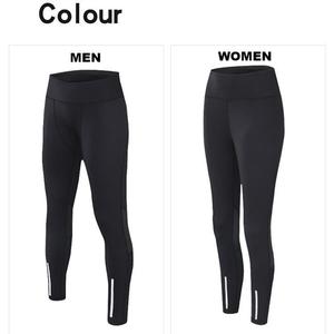 Custom <b>Men</b>’s Reflective Printed <b>Compression</b> Pants Elastic Waist Breathable Running Gym Fitness Workout <b>Tights</b> - Product Image 2