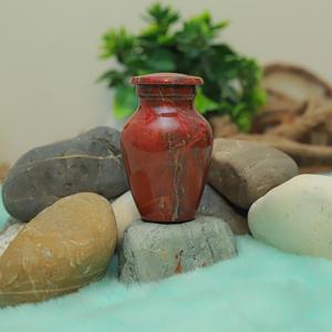 Multicolor Metal <b>Keepsake</b> Urns Small Pet Human <b>Memorial</b> Urns Marble Finish Ceramic Decorative Handcrafted <b>Memorial</b> - Product Image 2