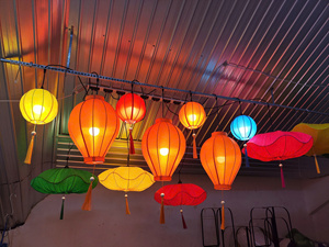 โคมไฟไหมเวียดนามโฮอิอัน งานแฮนด์เมด สำหรับตกแต่งโรงแรม ร้านอาหาร บ้าน งานแต่งงาน งานเทศกาล และงานแสดงวัฒนธรรม - Product Image 6
