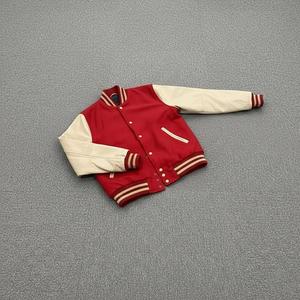 Vintage Varsity <b>Jacket</b> <b>Men</b> Classic Baseball Uniform VARSITY <b>Jacket</b> Streetwear Black <b>White</b> Fashion Man Clothing - Product Image 2