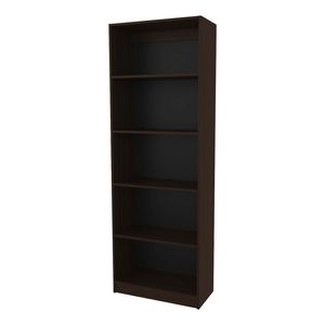 Libreria aperta in noce colorato con 5 ripiani - Product Image 2