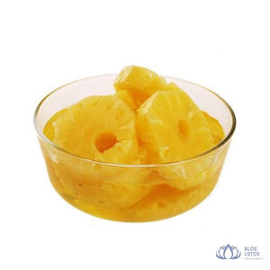 [MEJOR VENDIDO] |   Piña en trozos en conserva en jarabe, suministro al por mayor para la elaboración de bebidas y postres de Blue Lotus Farm - Product Image 1