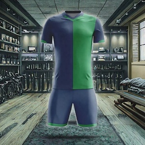 เสื้อฟุตบอลคอวีสำหรับผู้ใหญ่ชุดเสื้อฟุตบอลแบบระเหิดแห้งเร็ว - Product Image 3