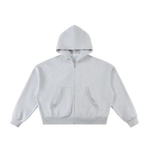 Sweat à capuche unisexe léger en coton pour homme et femme, coupe ample, style vintage, en polaire, séchage rapide, écologique, délavé à l'acide, avec poche - Product Image 2
