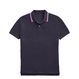 Camiseta de Manga Corta para Hombre, Estilo Casual Elegante, Antiarrugas, Lisa, Mezcla de Algodón, Tejido Jersey, 220g, Ligera, para Vacaciones de Verano - Product Image 5