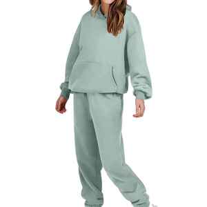 Survêtement en tissu de qualité supérieure pour femme, design optimal, respirant, teint uni, coupe classique, élégant et décontracté, vente en gros - Product Image 4