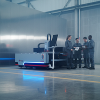 Mesin Pemotong Laser Cnc A3015 3050*1530mm Terjangkau, Platform Tunggal, Laser Raycus Max 3000w untuk Lembaran Logam
