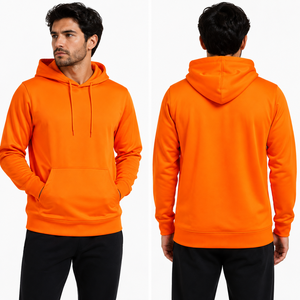 Sweat-shirts de jogging officiels, sweats à capuche unisexes, sweats à capuche personnalisés avec logo, sweats à capuche unis pour hommes, ODM anti-boulochage 100% polyester pour la salle de sport - Product Image 2