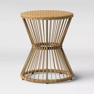 Classic Rattan <b>Stool</b> Handcrafted Natural Finish Lightweight Seating Home <b>Office</b> Decorative Furniture Choice - Product Image 1