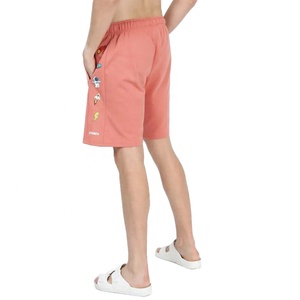 Pantalones Cortos Casuales para Hombre con Logotipo Personalizado, Cintura Elástica con Cordón, Transpirables, Tejidos, Holgados - Product Image 4